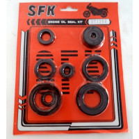 Jogo retentores motor YAMAHA DT 125 R / DTR / RE / DTX / TZR / TDR / DT 200 - SFK